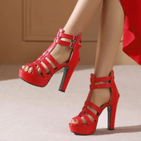 Funki Buys | Shoes | Women's Platform Gladiator Stilettos
