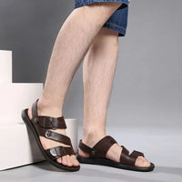 Funki Buys | Shoes | Men's Summer Fashion Leather Sandals