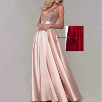 Funki Buys | Dresses | Women's Custom Satin Evening Dress