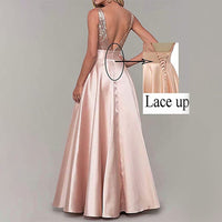 Funki Buys | Dresses | Women's Custom Satin Evening Dress