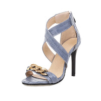 Funki Buys | Shoes | Women's Strappy Gladiator Stiletto Sandals