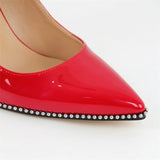 Funki Buys | Shoes | Women's Patent Black Studded Stilettos