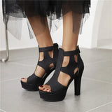 Funki Buys | Shoes | Women's Shimmery High Platform Sandals