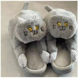 Funki Buys | Shoes | Women's Soft Cat Hug Slippers