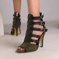 Funki Buys | Shoes | Women's Spike Heel Gladiator Sandals