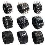 Funki Buys | Bracelets | Unisex Wide Cuff Goth Bracelet
