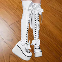 Funki Buys | Boots | Women's Butterfly Bow Over the Knee Boots