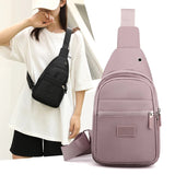 Funki Buys | Bags | Canvas Multi Pocket Crossbody Chest Bag