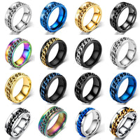 Funki Buys | Rings | Men's Moveable Ring | Titanium Steel Ring