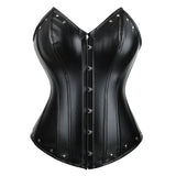 Funki Buys | Lingerie | Women's Faux Leather Fitted Corset