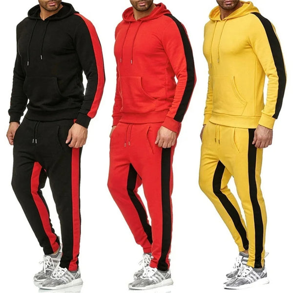 Funki Buys | Activewear | Men's 2pcs Hooded Sports Track Suits