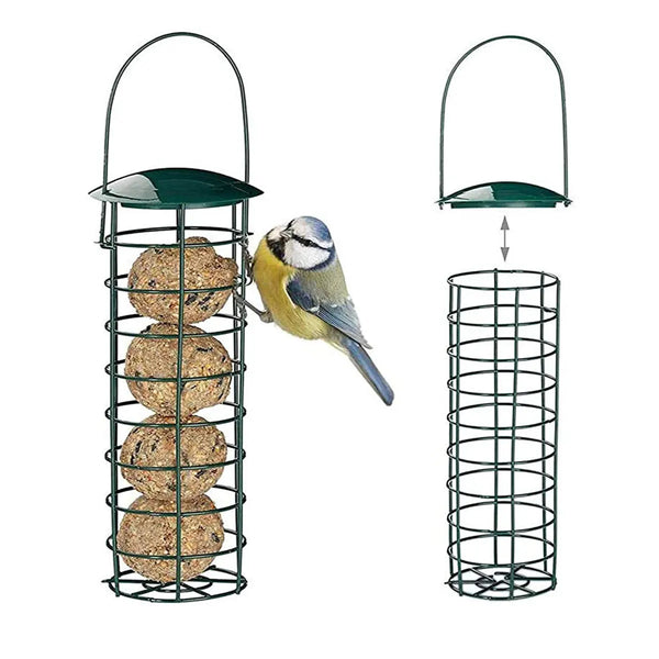 Funki Buys | Pet Feeders | Hanging  Bird Seed Metal Feeder