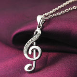 Funki Buys | Necklaces | Unisex Stainless Steel Music Note Necklaces