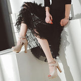 Funki Buys | Shoes | Women's Sequin Peep Toe Platform Sandal