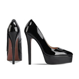 Funki Buys | Shoes | Women's Genuine Patent Black Stilettos