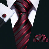 Funki Buys | Neckties | Men's Classic Formal 3pcs Tie Set
