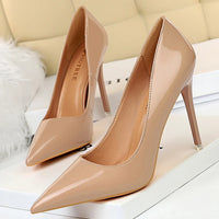 Funki Buys | Shoes | Women's Formal Mid-Heel Nude Scarpins