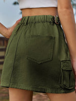 Funki Buys | Skirts | Women's Short Denim Skirt with Pockets