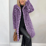 Funki Buys | Jackets | Women's Leopard Print Plush Coat