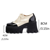 Funki Buys | Shoes | Women's British Walker Chunky Platforms