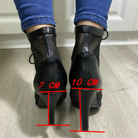 Funki Buys | Boots | Women's Mesh Peep Toe Stiletto Booties