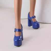 Funki Buys | Shoes | Women's Super-high Mary Jane Platforms