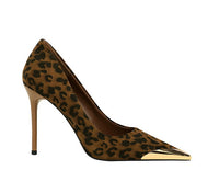 Funki Buys | Shoes | Women's Leopard Print Stilettos Metal Heel