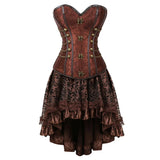 Funki Buys | Dresses | Women's Steampunk Corset Dress Set