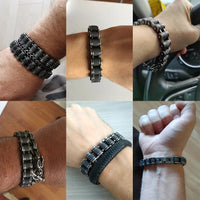 Funki Buys | Bracelets | Unisex Metal Bike Chain Wristband