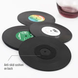 Funki Buys | Coasters | Vinyl Retro Record Coasters 6 Pcs Set