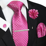 Funki Buys | Neckties | Men's 5pcs Formal Silk Tie Set