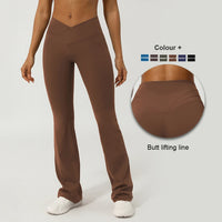 Funki Buys | Pantalons | Leggings évasés de yoga tendance pour femmes