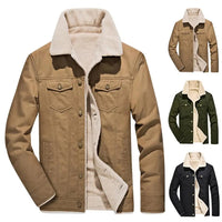 Funki Buys | Jackets | Men's Washed Thick Fleecy Winter Jacket