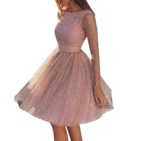 Funki Buys | Dresses | Women's Sequin Party Cocktail Dress