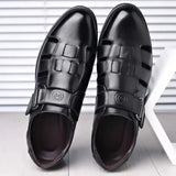 Funki Buys | Shoes | Men's Closed Toe Buckle Strap Sandals