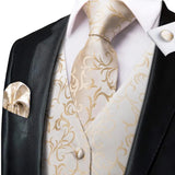 Funki Buys | Vests | Men's Luxury 5 Pcs Wedding Vest Tie Set