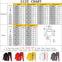Funki Buys | Activewear | Men's 2pcs Hooded Sports Track Suits