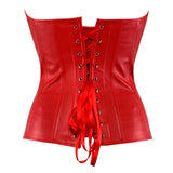 Funki Buys | Lingerie | Women's Faux Leather Zip Up Corset