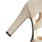 Funki Buys | Shoes | Women's Shimmery High Platform Sandals
