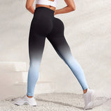 Funki Buys | Pants | Women's Gradient Smile Yoga Pants