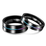 Funki Buys | Rings | Men's Women's Titanium Rainbow Rings