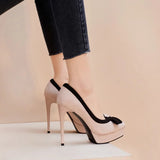 Funki Buys | Shoes | Women's Suede Bow Tie High Heel Stiletto