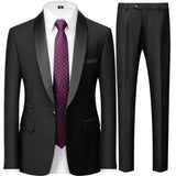 Funki Buys | Suits | Men's Slim Fit 2 & 3 Pcs Formal Tuxedo Suit Sets