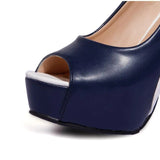 Funki Buys | Shoes | Women's Formal 2 Toned Block Heel Shoes