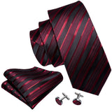 Funki Buys | Neckties | Men's Classic Formal 3pcs Tie Set