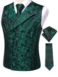 Funki Buys | Vests | Men's 4 Pcs Formal Floral Tie Vest Set