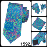 Funki Buys | Neckties | Men's 3 Pcs Elegant Formal Silk Tie Sets