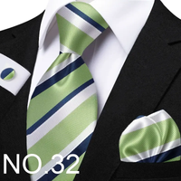 Funki Buys | Neckties | Men's Classic Striped Jacquard Tie Set