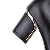 Funki Buys | Boots | Women's Knee High Block Heeled Boots