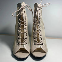 Funki Buys | Boots | Women's Mesh Peep Toe Stiletto Booties